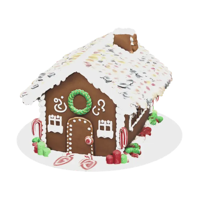 3D model for Gingerbreadhouse