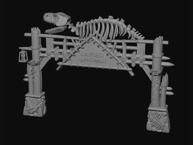 3D model for Rainforest Adventure Gate