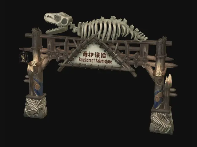 3D model for Rainforest Adventure Gate