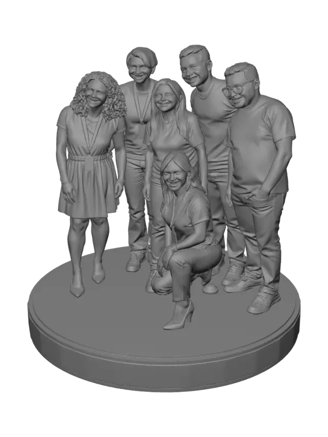 3D model for Sao Lucas Day Hospital Team Photo