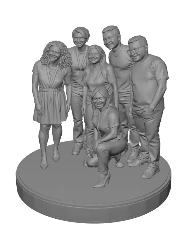 3D model for Sao Lucas Day Hospital Team Photo