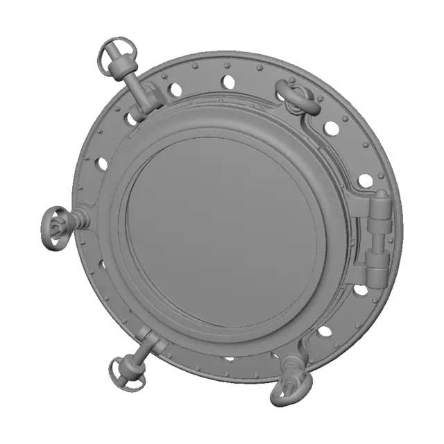 3D model for Antique Brass Porthole