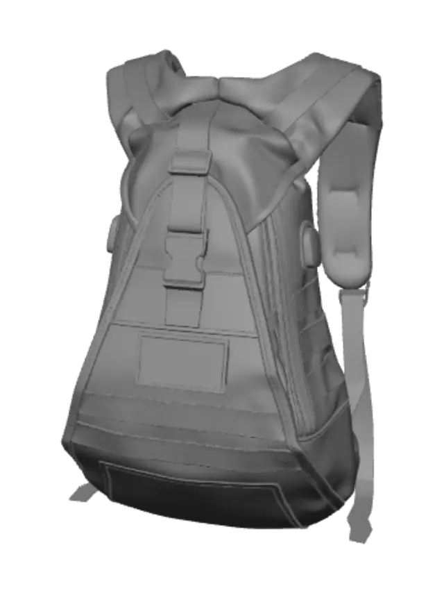 3D model for PUBG Dinner Backpack