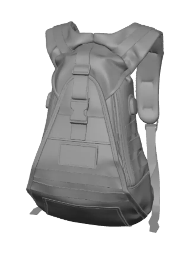 3D model for PUBG Dinner Backpack