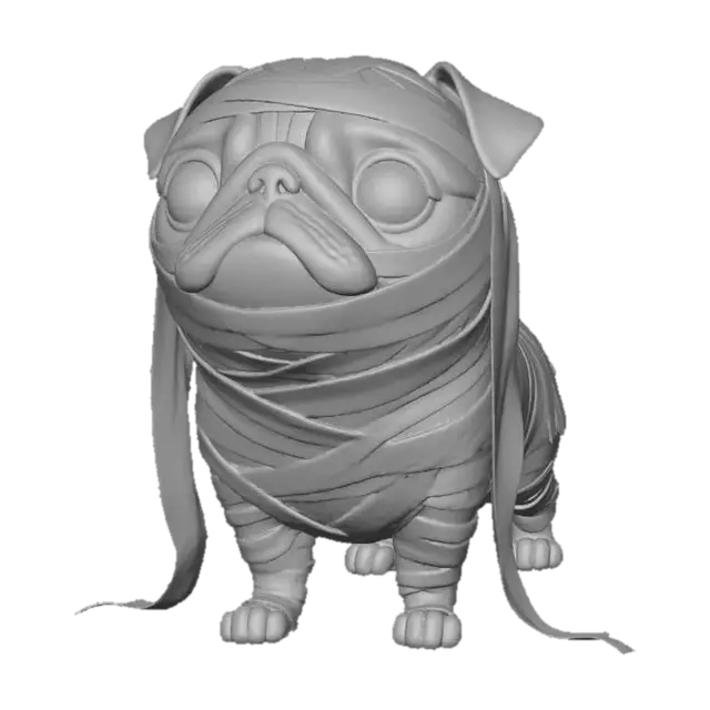 3D model for Mummified Pug Adventure