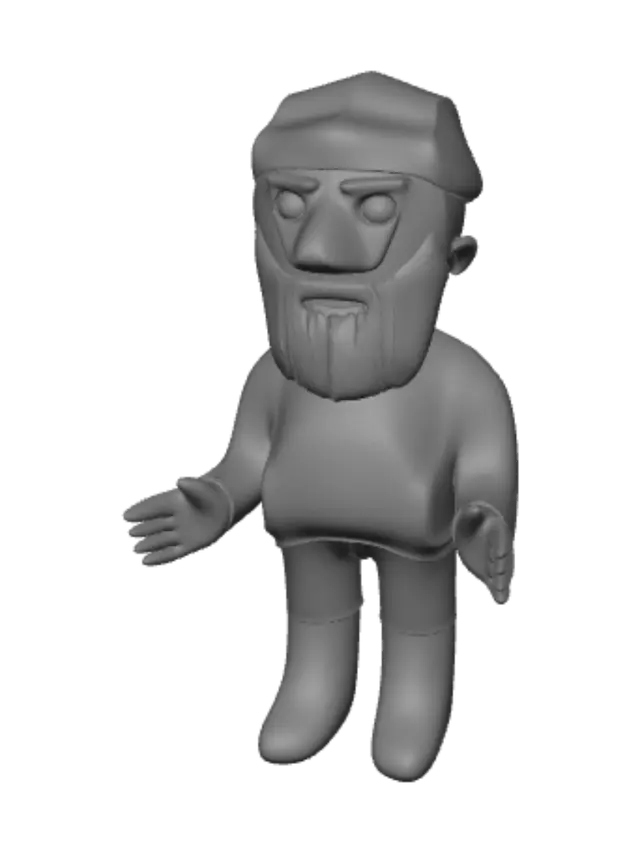 3D model for Bearded Gnome