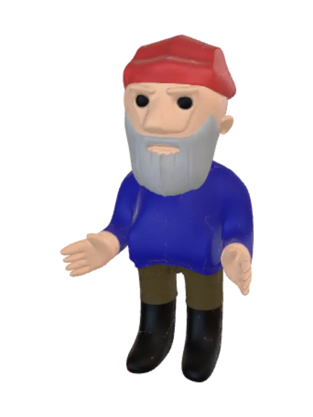 3D model for Bearded Gnome