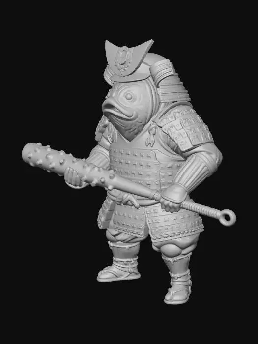 3D model for Koi Samurai