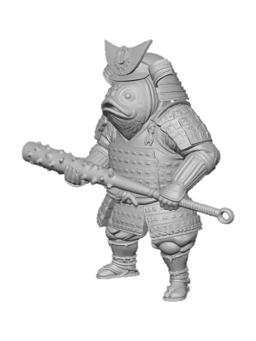 3D model for Koi Samurai