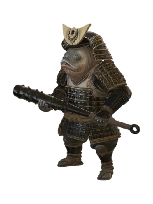 3D model for Koi Samurai