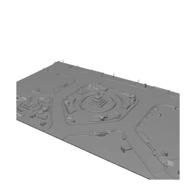 3D model for Neon Circle Plaza