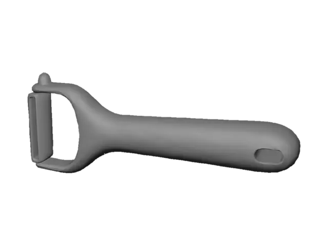 3D model for Y-shaped vegetable peeler