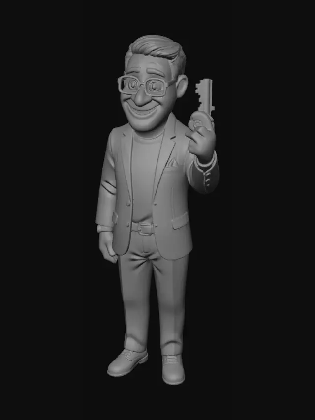 3D model for Key to Opportunity