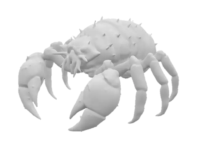 3D model for Abyssal Dreadclaw_#ocean#