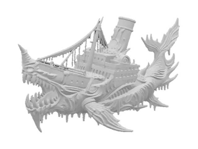 3D model for Titanic Devourer_#ocean#