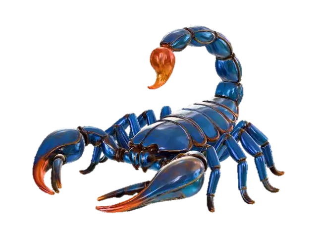 Abyss Scorpius 3D model, vytvořený pomocí AI