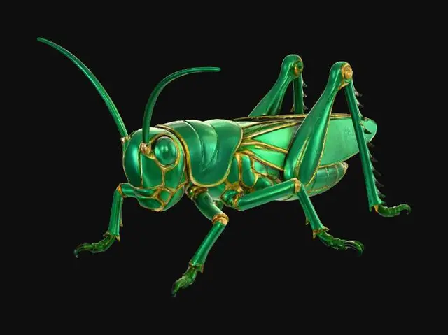 3D model for Emerald_Hopper