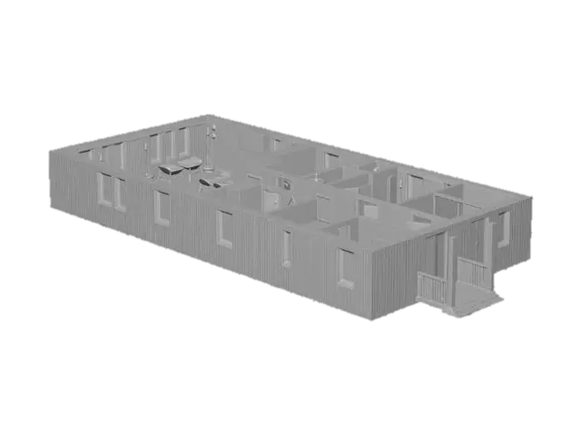 3D model for Single_story_house