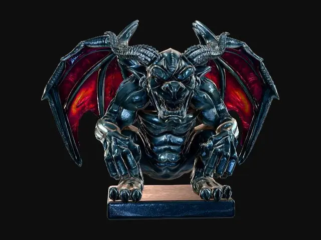 3D model for Gothic gargoyle