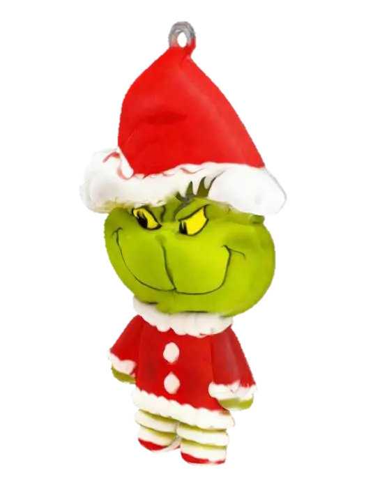 Grinch Ornament 3D model, vytvořený pomocí AI