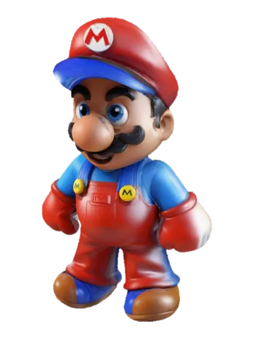Super_Mario - Plumber 3D model, AI generated