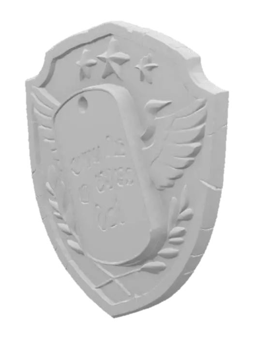 3D model for Military Emblem, #emblem#