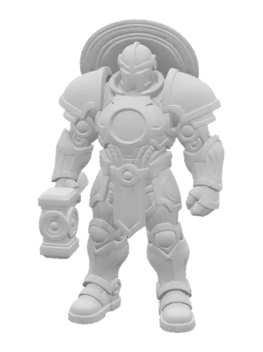 3D model for VX-Σigil3000_A biomechanical guardian from the year 3000