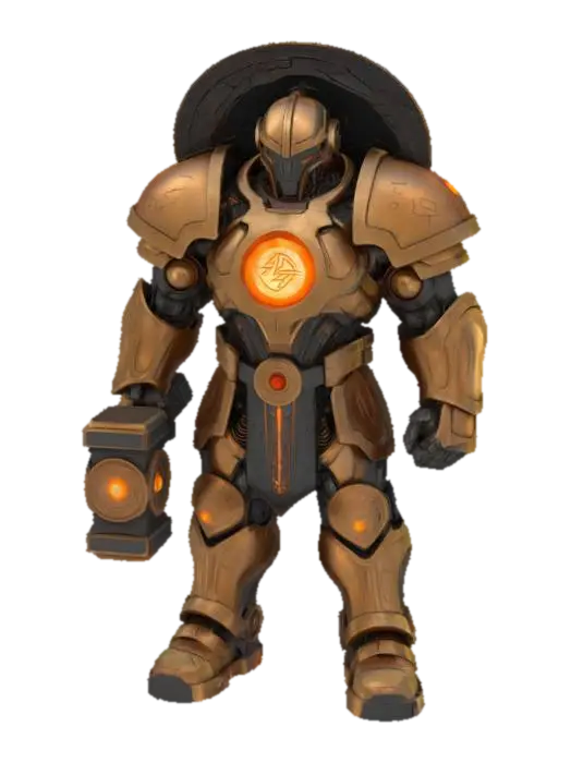 3D model for VX-Σigil3000_A biomechanical guardian from the year 3000