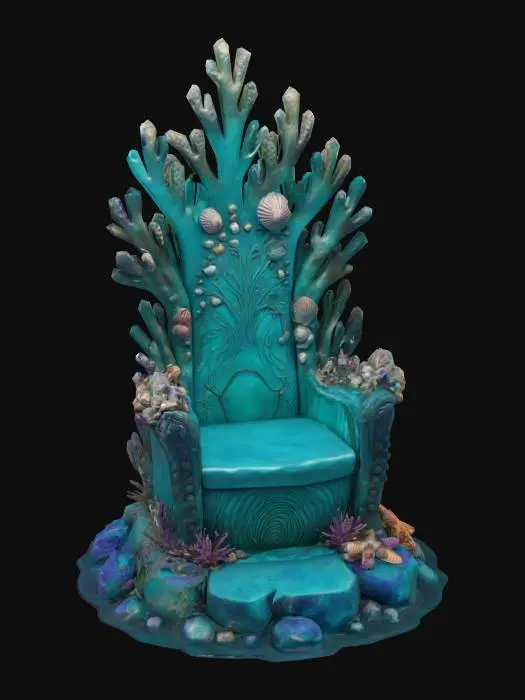 3D model for Throne of the Abyss #ocean#