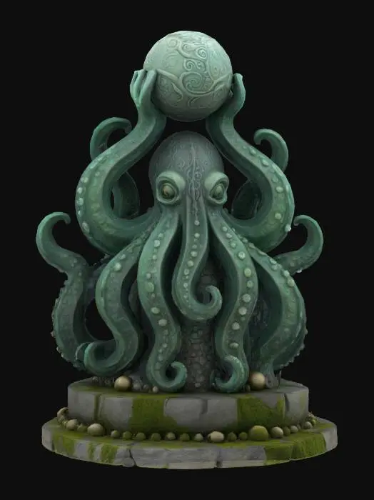 3D model for Kraken of the Deep Seal #ocean#