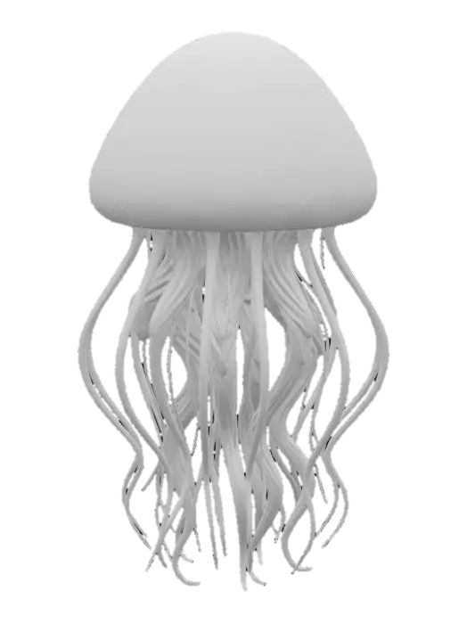 3D model for Starlight Jellyfish_#ocean_