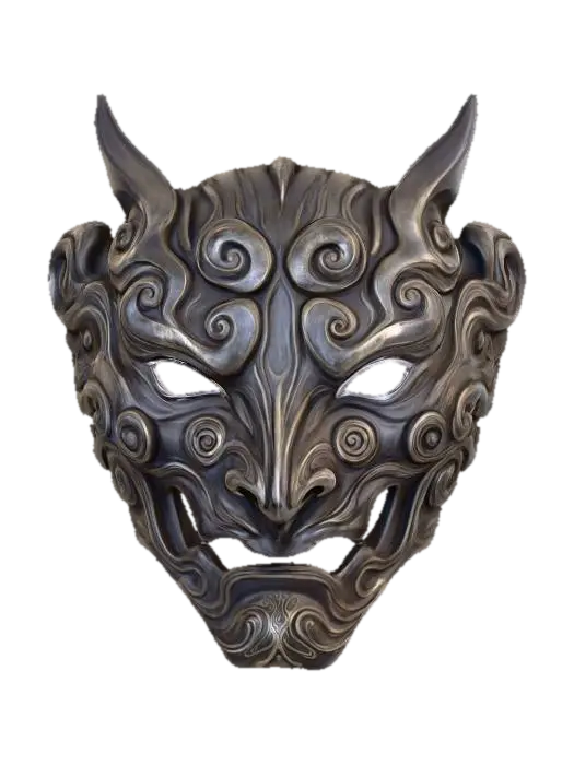 Mystic_Whirlwind_Mask - Wearable 3D model, vytvořený pomocí AI