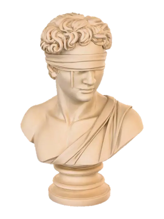 3D model for Veil_of_Silence_A timeless bust shrouded in silence, where hidden eyes invite reflection on mystery and truth.