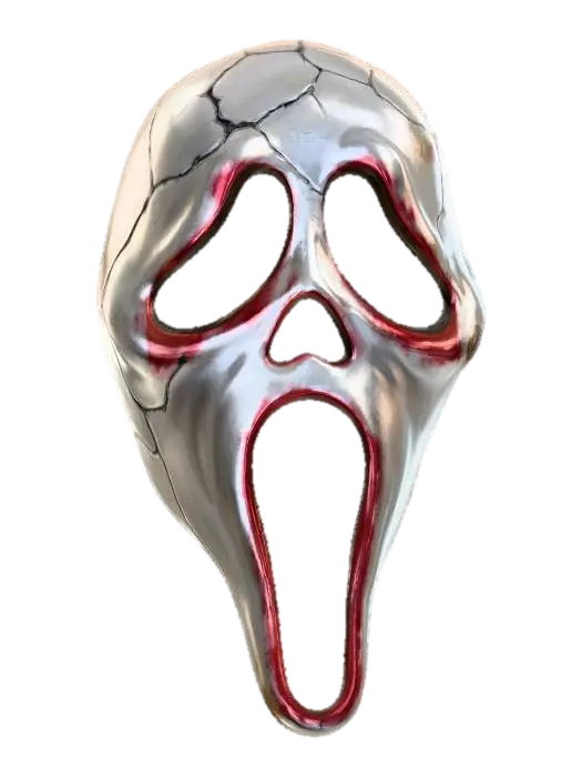Mask_of_Terror_ 3D model, vytvořený pomocí AI