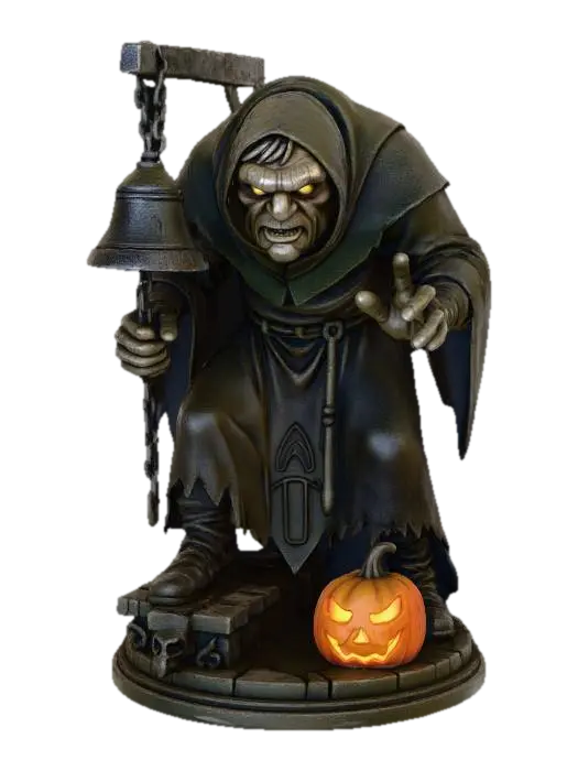 Halloween Bellkeeper, #Halloween2025# - Event 3D model, vytvořený pomocí AI