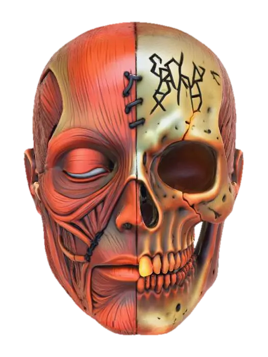 3D model for Anatomical Dichotomy, #Halloween2025#