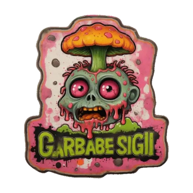 Garbage_Sigil - Sticker 3D model, vytvořený pomocí AI