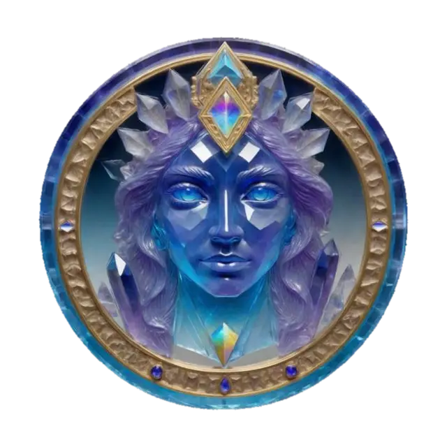 Modello 3D Azuryne_The Prism_Oracle, generato dall’IA