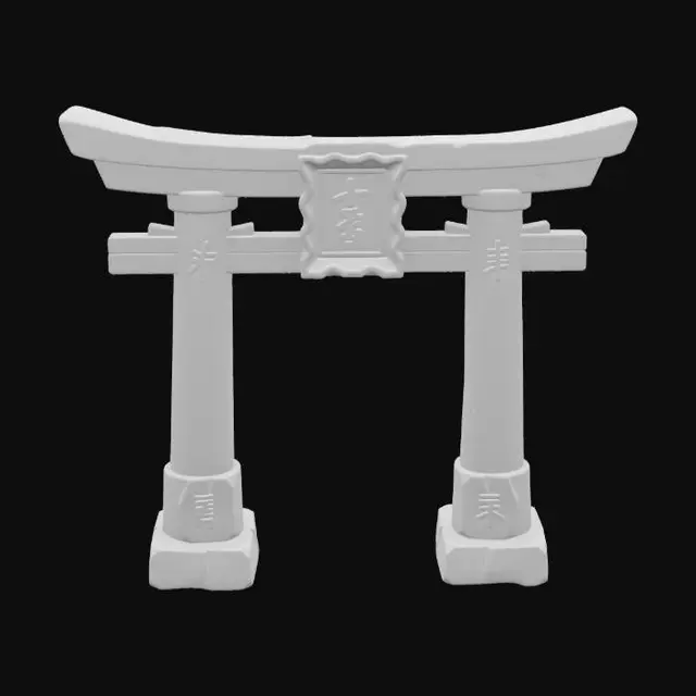 3D model for Japanese_Temple_Gate