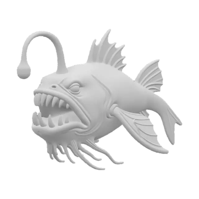 3D model for Abyssal Gloomjaw_#ocean#