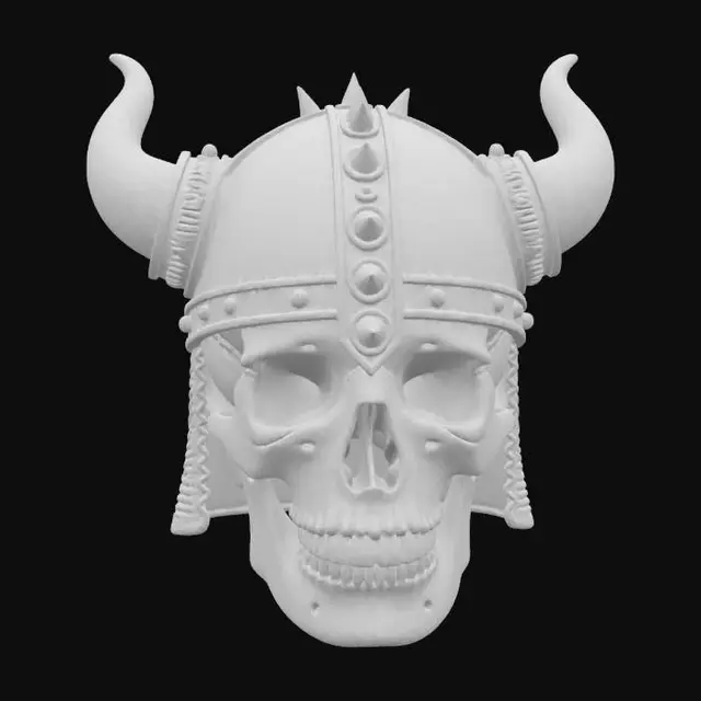 3D model for Viking warrior skull