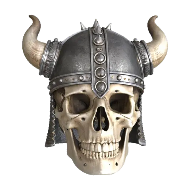 3D model for Viking warrior skull
