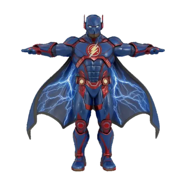 Voltaris_Prime 3D model, vytvořený pomocí AI