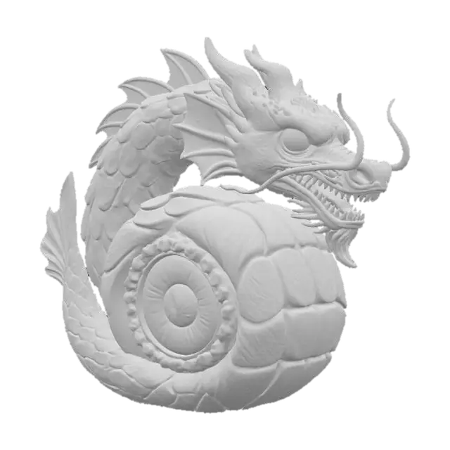 3D model for Sushi Dragon Roll, #food#