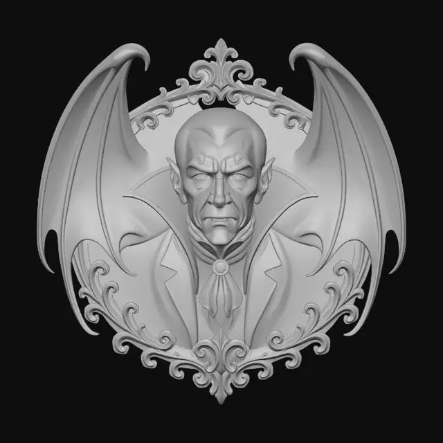 3D model for DraculaEmblem