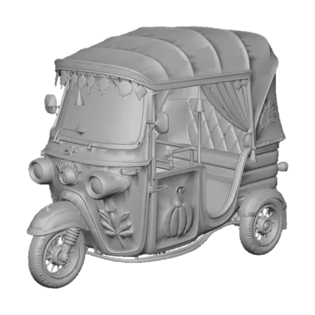 3D model for Autumn_Tuk-Tuk,#Thanksgiving#