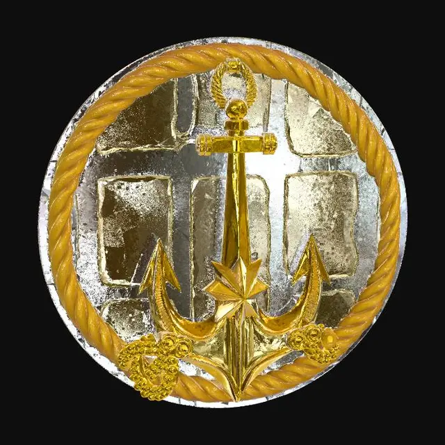 3D model for Naval_Anchor_Medallion