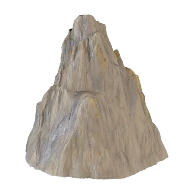Mountain of Shadows 3D model, vytvořený pomocí AI