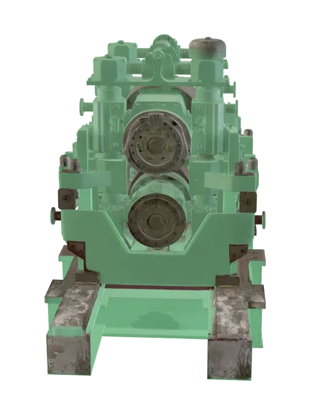 3D model for Dual-gear hydraulic pump assembly