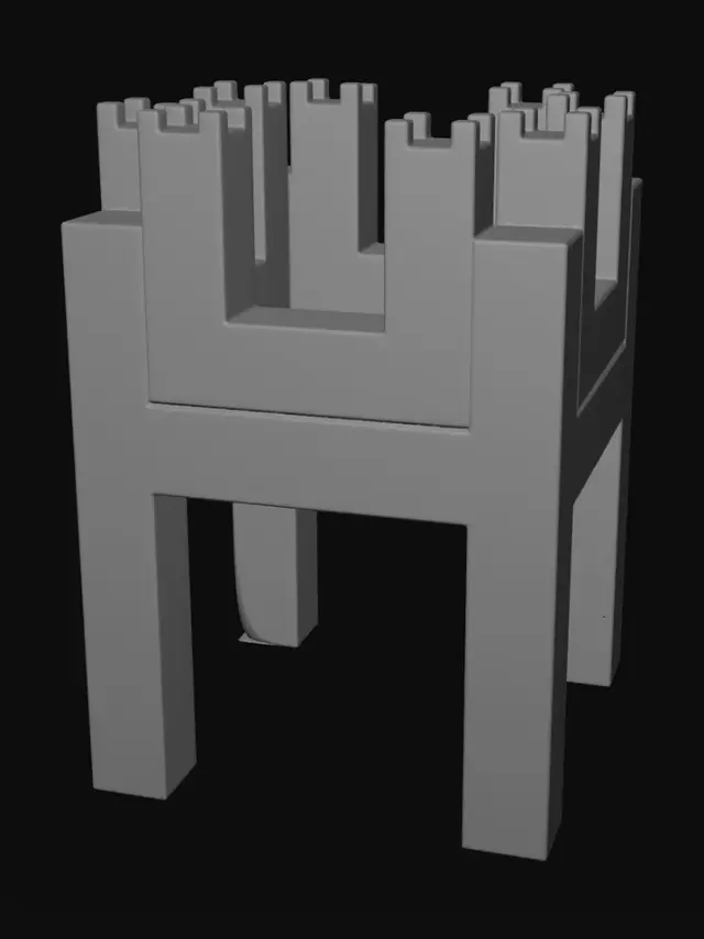 3D model for Castle on Stilts